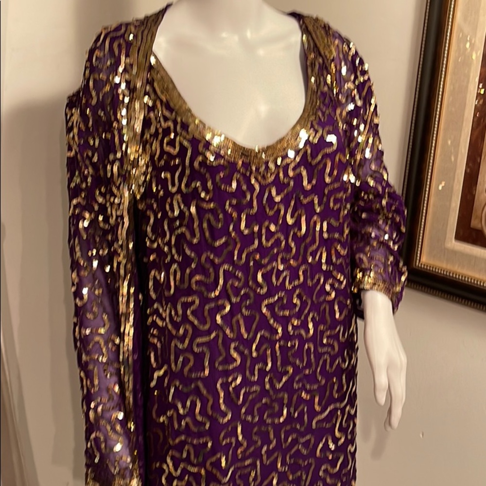 VINTAGE JUDITH ANN PLUS DRESS & MATCHING JACKET 1X